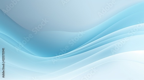 Soft blue abstract waves creating a serene and calming background.
