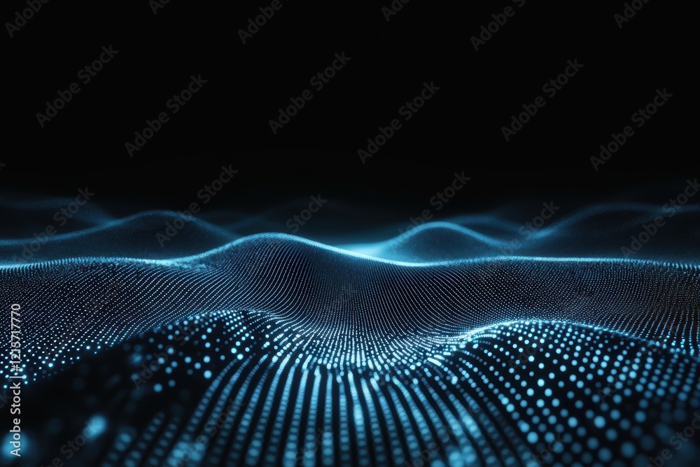Digital data stream of blue numbers and code flowing in the dark space, a technological background with a light effect. Digital data stream of blue numbers and code flowing in the dark space, a technological background with a light effect.