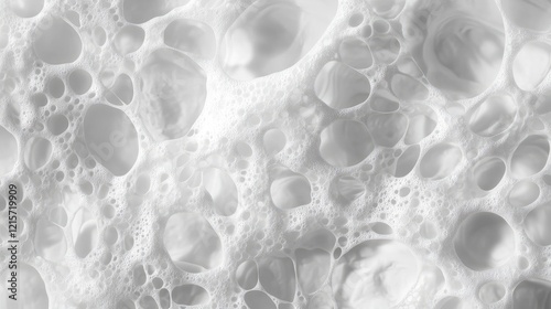 Wallpaper Mural Soap Bubbles Foam Texture in Monochrome Closeup for Cleanliness and Natural Products Background Torontodigital.ca