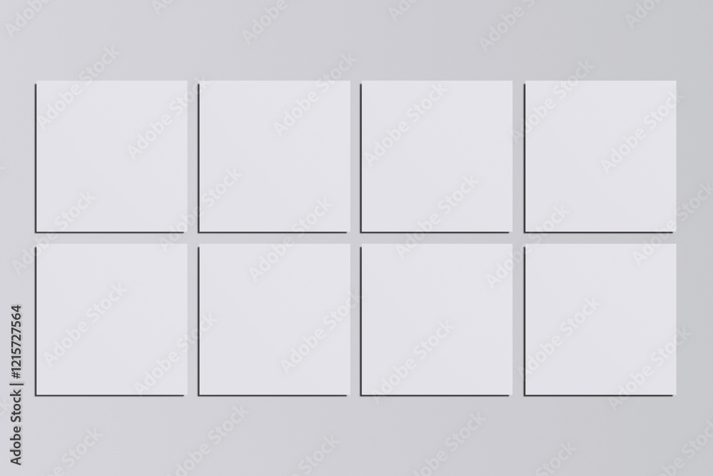 Obraz premium Blank Social Media Post