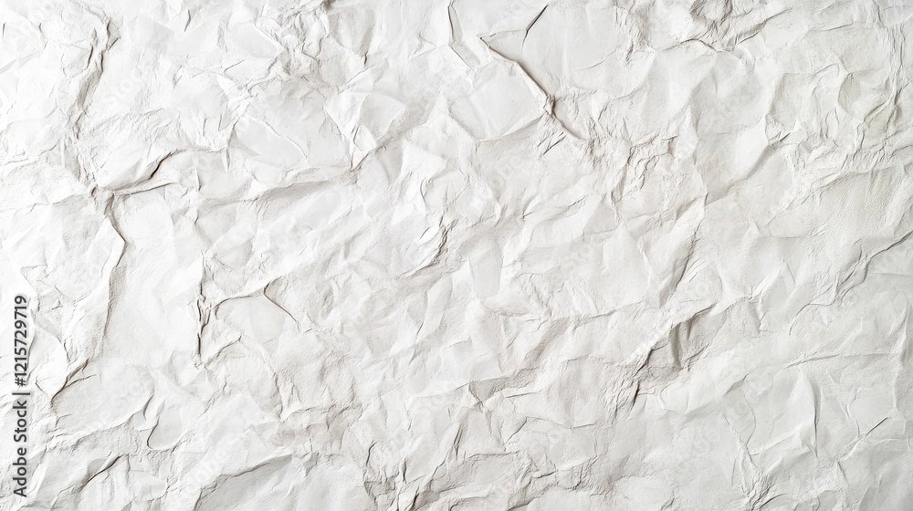 Crumpled white paper texture background with wrinkles and creases for design and artistic use in high-resolution stock photography. Crumpled white paper texture background with wrinkles and creases for design and artistic use in high-resolution stock photography.