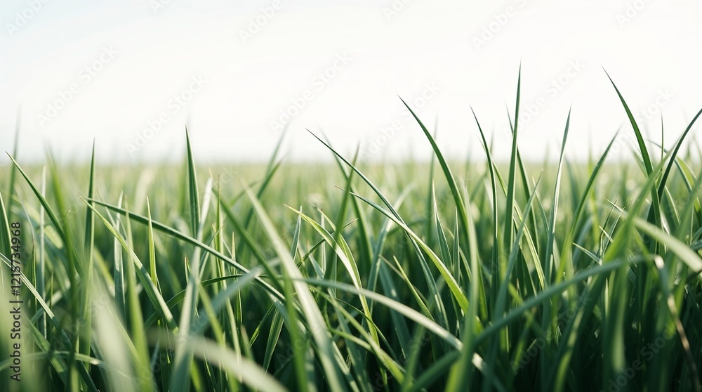Fototapeta premium gras field close up