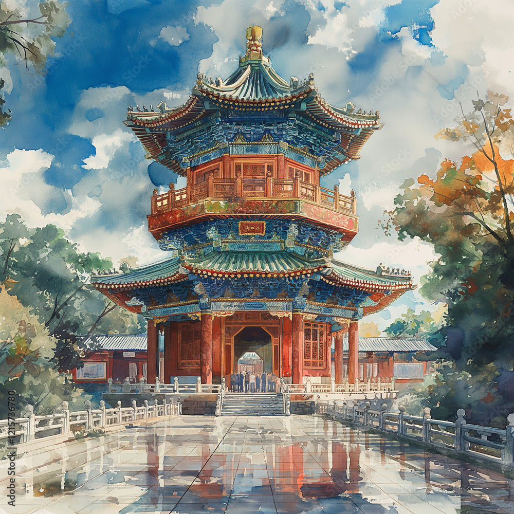 Fototapeta premium Drum Tower
