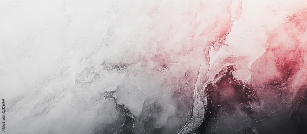 Fototapeta premium Elegant Pink and White Abstract Marble Texture Background with Ample Copy Space for Creative Text or Design Elements