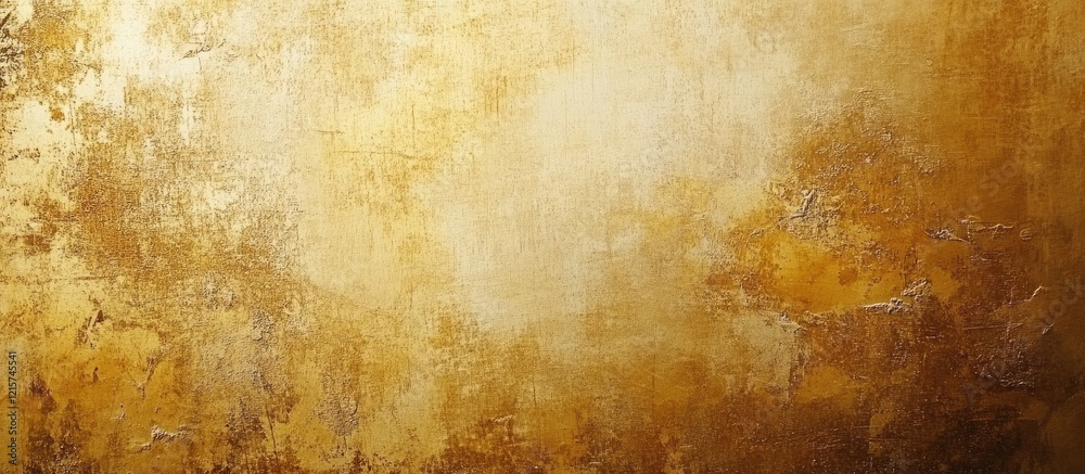 Elegant Gold and Beige Grunge Bokeh Background Perfect for Text Overlay and Editorial Use