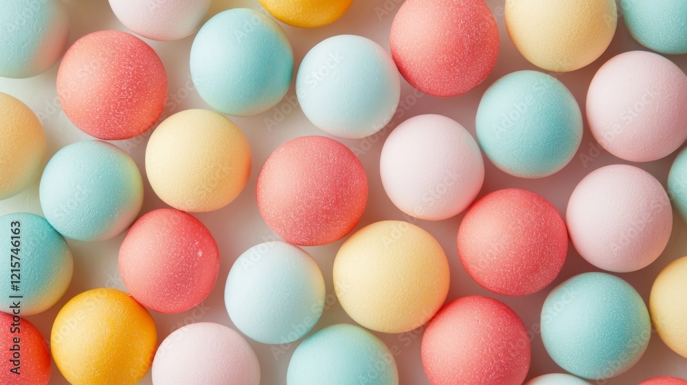 Geometric shapes: Pastel spheres abstract background Geometric shapes: Pastel spheres abstract background