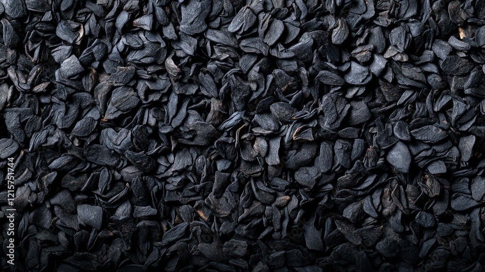 Black garlic cloves, food texture, close-up, dark background, culinary Black garlic cloves, food texture, close-up, dark background, culinary