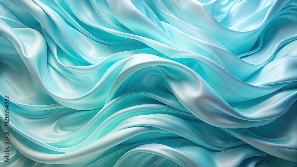 Obraz premium Light Blue Abstract Background with Soft Wrapping Paper Texture - Ideal for Creative Designs, Digital Art, and Modern Aesthetics