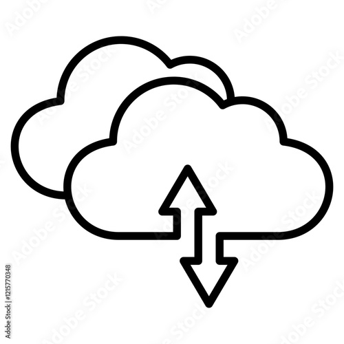 Cloud storage icon