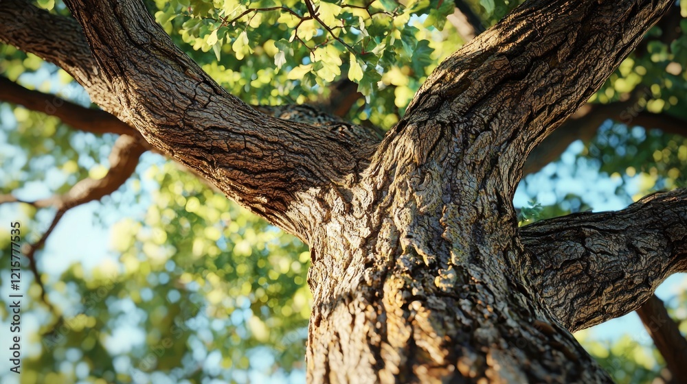 Majestic Oak Tree Trunk: A Close-Up View of Nature's Resilience Majestic Oak Tree Trunk: A Close-Up View of Nature's Resilience
