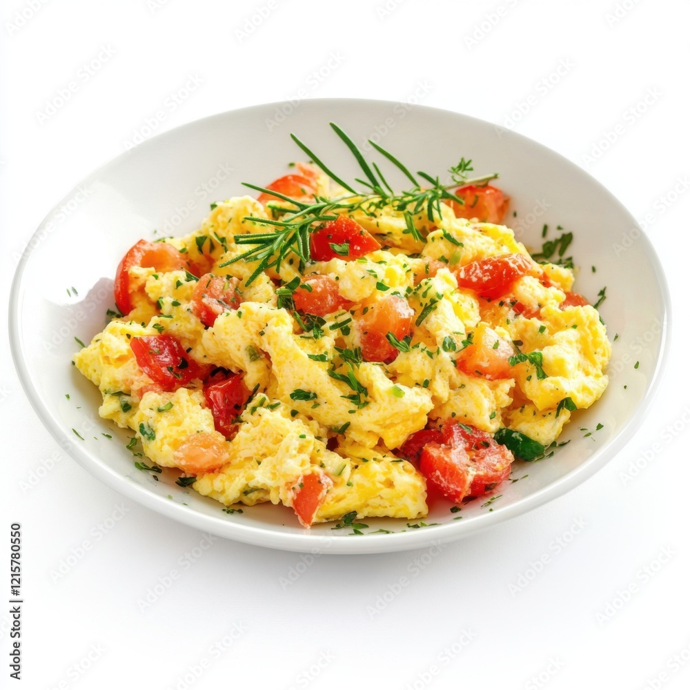 savory scrambled egg dish with tomatoes savory scrambled egg dish with tomatoes