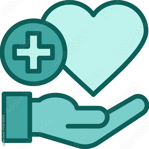 Healthcare playful lined icon