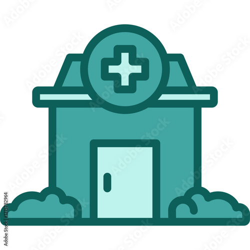 Clinic playful lined icon