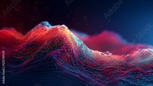Digital Landscape Low Poly ...