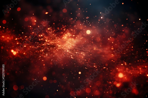 Fiery Cosmic Explosion Abst...