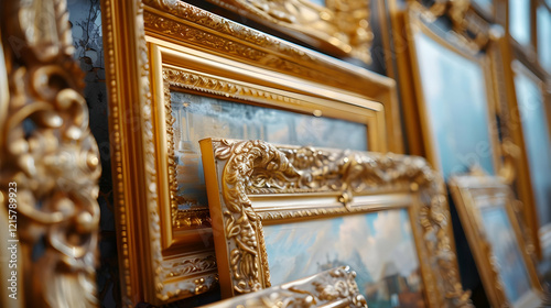 Golden Frames Gallery Display