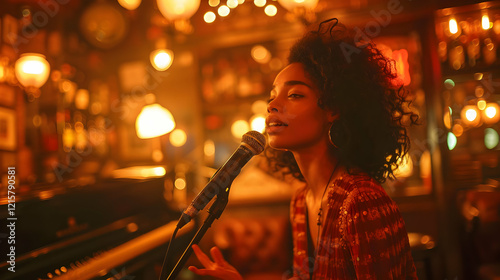 Singer Performing Live in W...