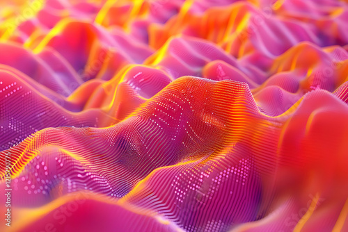 Vibrant Digital Landscape o...