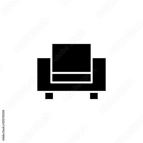 Sofa icon logo design. sofa sign and symbol. furniture icon