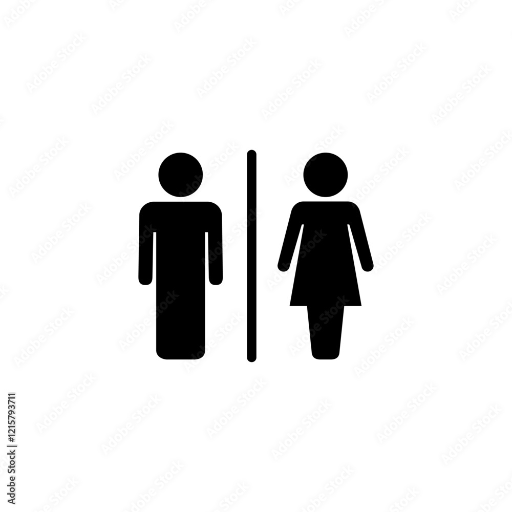 Toilet icon logo design. Girls and boys restrooms sign and symbol. bathroom sign. wc, lavatory Toilet icon logo design. Girls and boys restrooms sign and symbol. bathroom sign. wc, lavatory