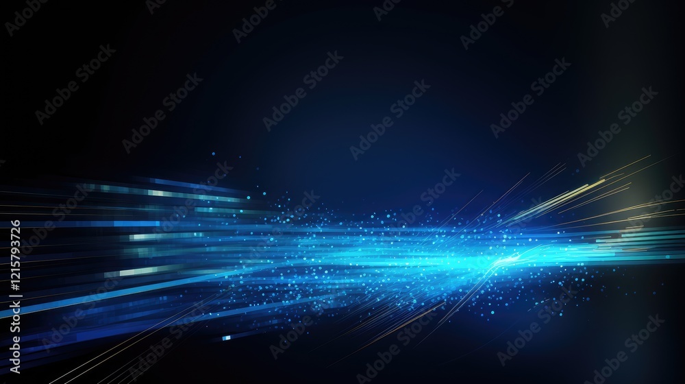 A dynamic blue light streaks across a dark background, suggesting speed and technology. A dynamic blue light streaks across a dark background, suggesting speed and technology.