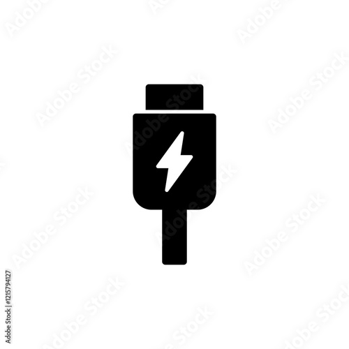 Usb icon logo design. Flash disk sign and symbol. flash drive sign. usb charging