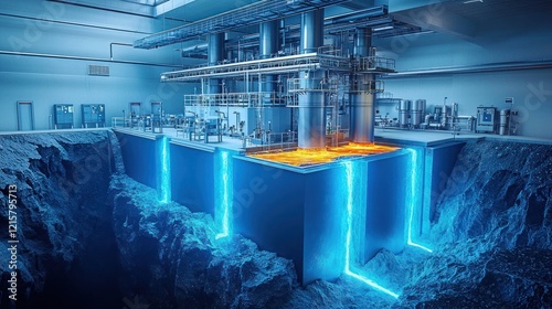 Innovative Industrial Furnace:  Molten Metal Processing in Advanced Facility