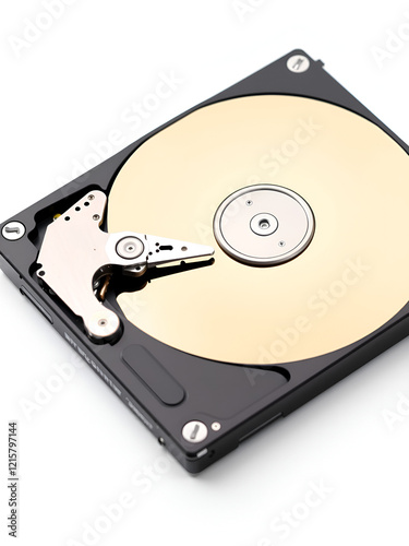 Hard Disk Drive isolated on white background photo