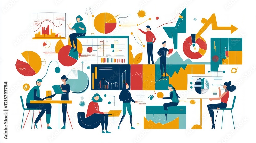 Data Analysis Team Collaboration Visualized Data Analysis Team Collaboration Visualized