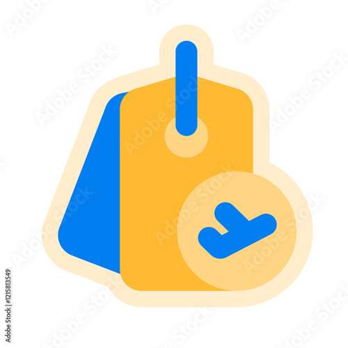 flight tag sticker