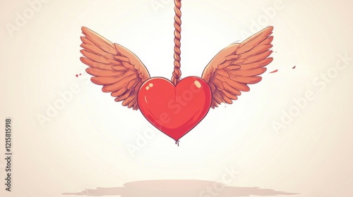 heart with wings