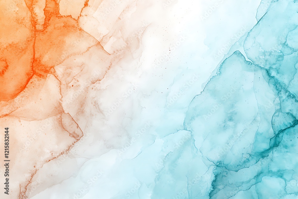 Naklejka premium Fluid abstract design nature background floral elements creative environment vibrant colors