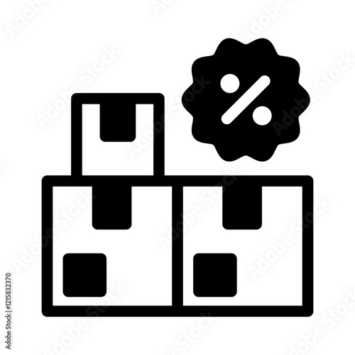 package discount promo Solid icon