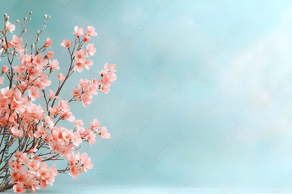 Blossoming cherry blossoms nature background floral environment peaceful viewpoint Blossoming cherry blossoms nature background floral environment peaceful viewpoint