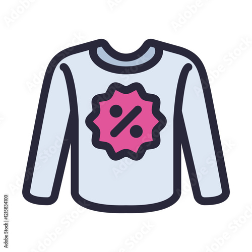 clothing discount promo Filled icon