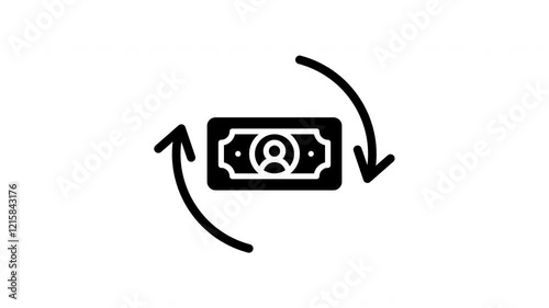Refresh Money with dollar sign, diagonal corner fold. Suitable for finance, banking, investments, currency concepts in designs and presentations.

