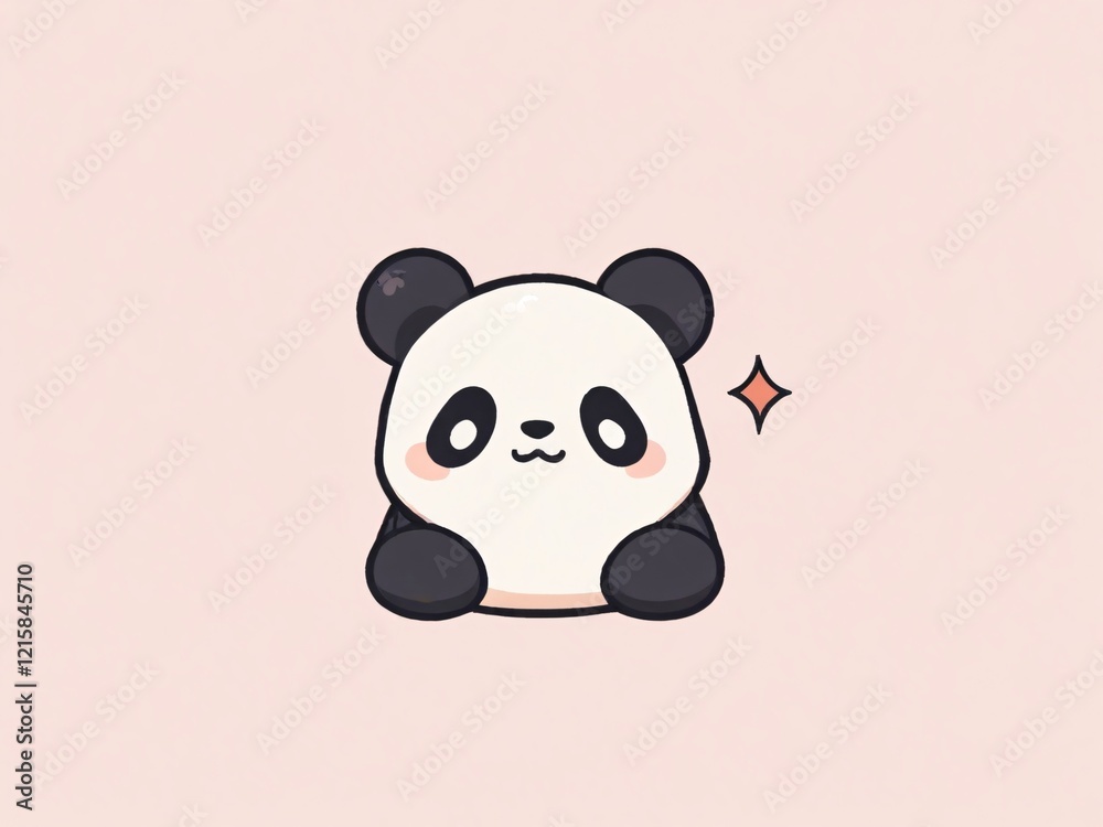panda with heart panda with heart