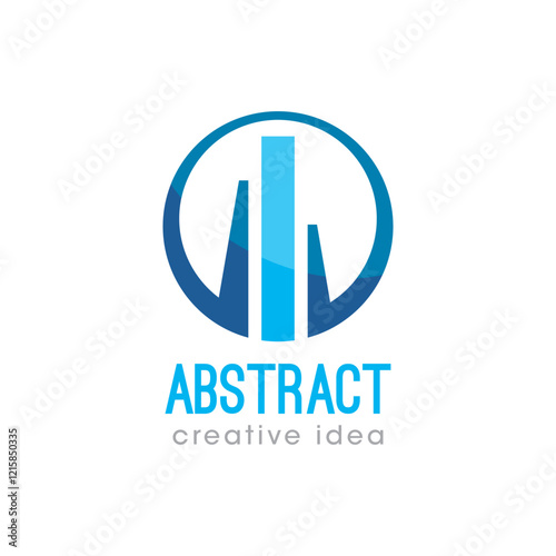 Creative Abstract Concept Logo Design Template