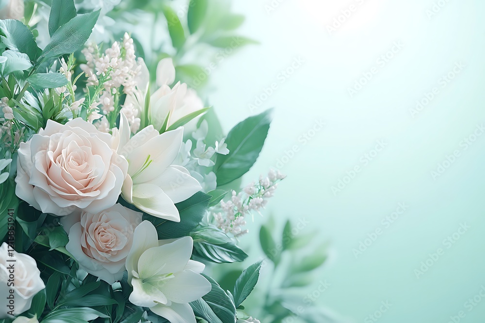 Floral arrangement in nature background serene environment beautiful plants peaceful view Floral arrangement in nature background serene environment beautiful plants peaceful view
