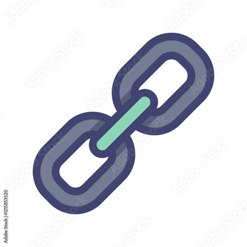 link url filled style