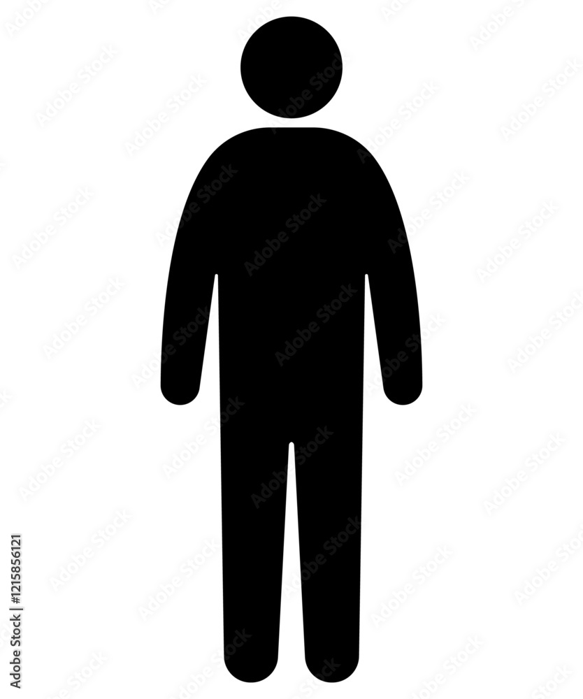 男子トイレマーク、男性ピクトグラムイラスト 男子トイレマーク、男性ピクトグラムイラスト