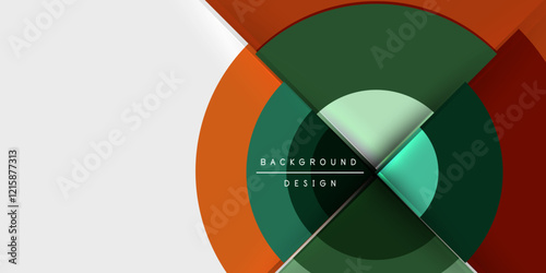 Target circle geometric abstract shapes. Vector Illustration For Wallpaper, Banner, Background, Card, Book Illustration, landing page