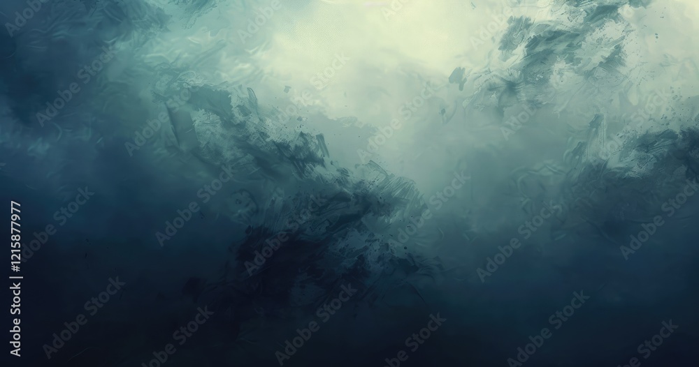Fototapeta premium A moody, abstract representation of stormy clouds and atmospheric depth.