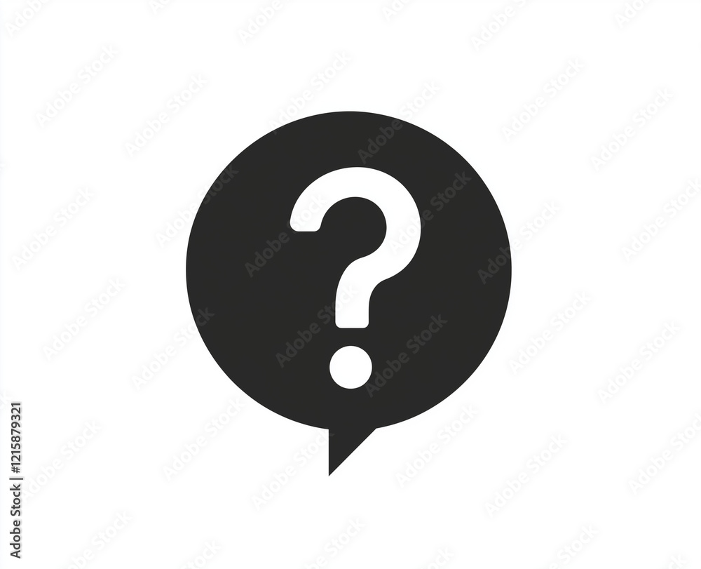 Vector icon of a question mark, simple design, white background,
Vector icon of a question mark, simple design, white background,