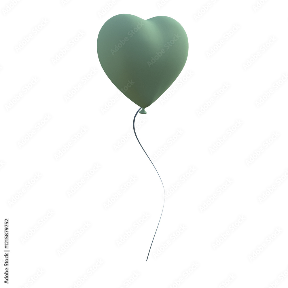 Love balloon isolated on white Love balloon isolated on white