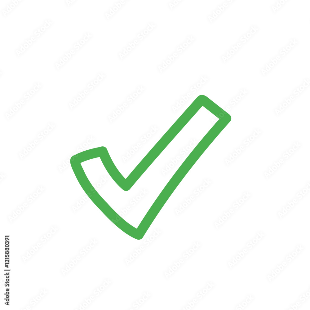 check mark line vector check mark line vector