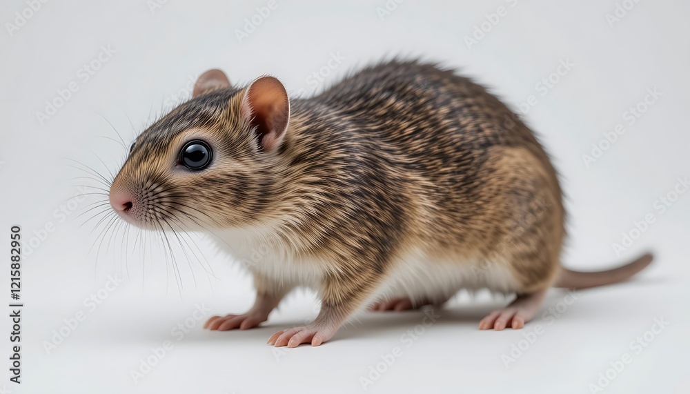 Obraz premium Rat Posing Against a Clean Background