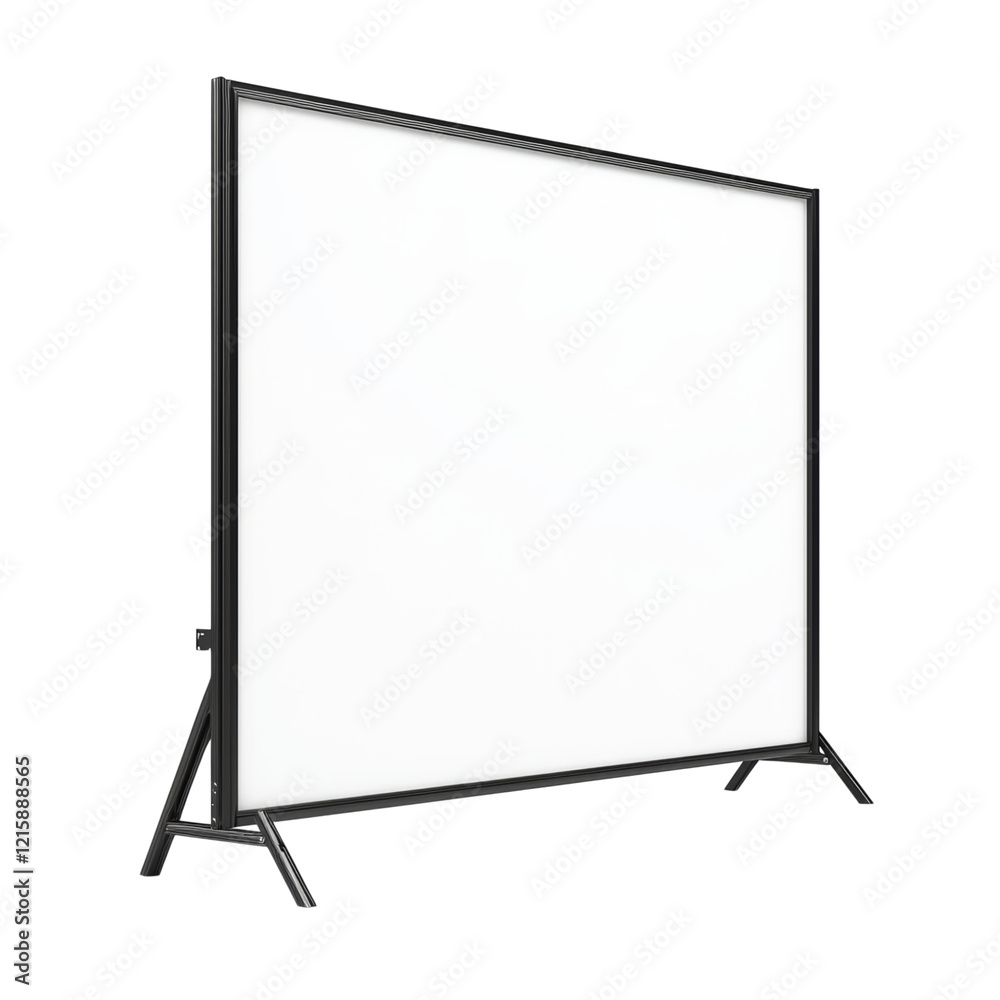 Blank Projection Screen for Presentations and Events Isolated on transparent background Blank Projection Screen for Presentations and Events Isolated on transparent background