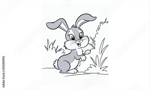 A cute vector art illustration