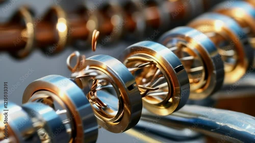 Flexible Effect on Metal Spring Flexible Effect on Metal Spring